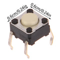 5-Pack Tactile Micro Switch Push Buttons for Mouse Repair Mouse Micro Switch HIP one size