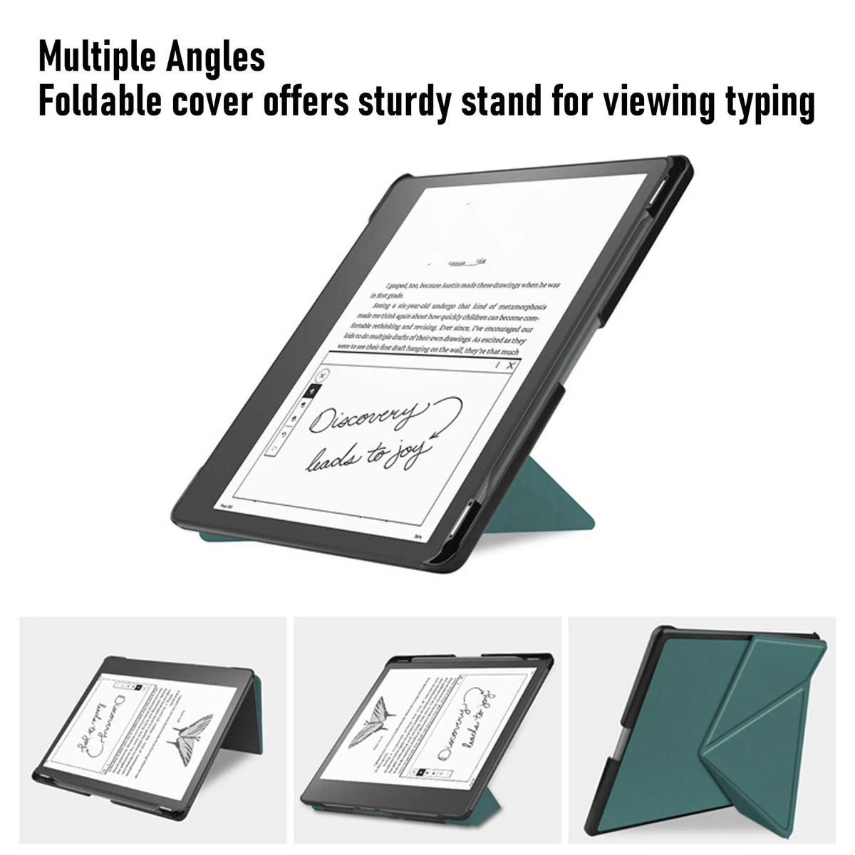 Case Fit for Kindle Scribe 2022 2024 Foldable 10.2 Inch E Book Reader Stand Cover with Auto Sleep Wake and Pen Slot HIP