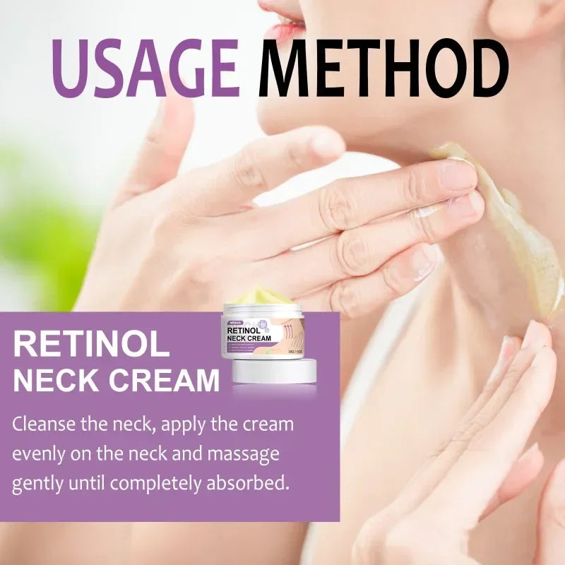 Retinol Neck Cream – Firm, Lift & Moisturize Neck Skin Neck Firming Cream HIP