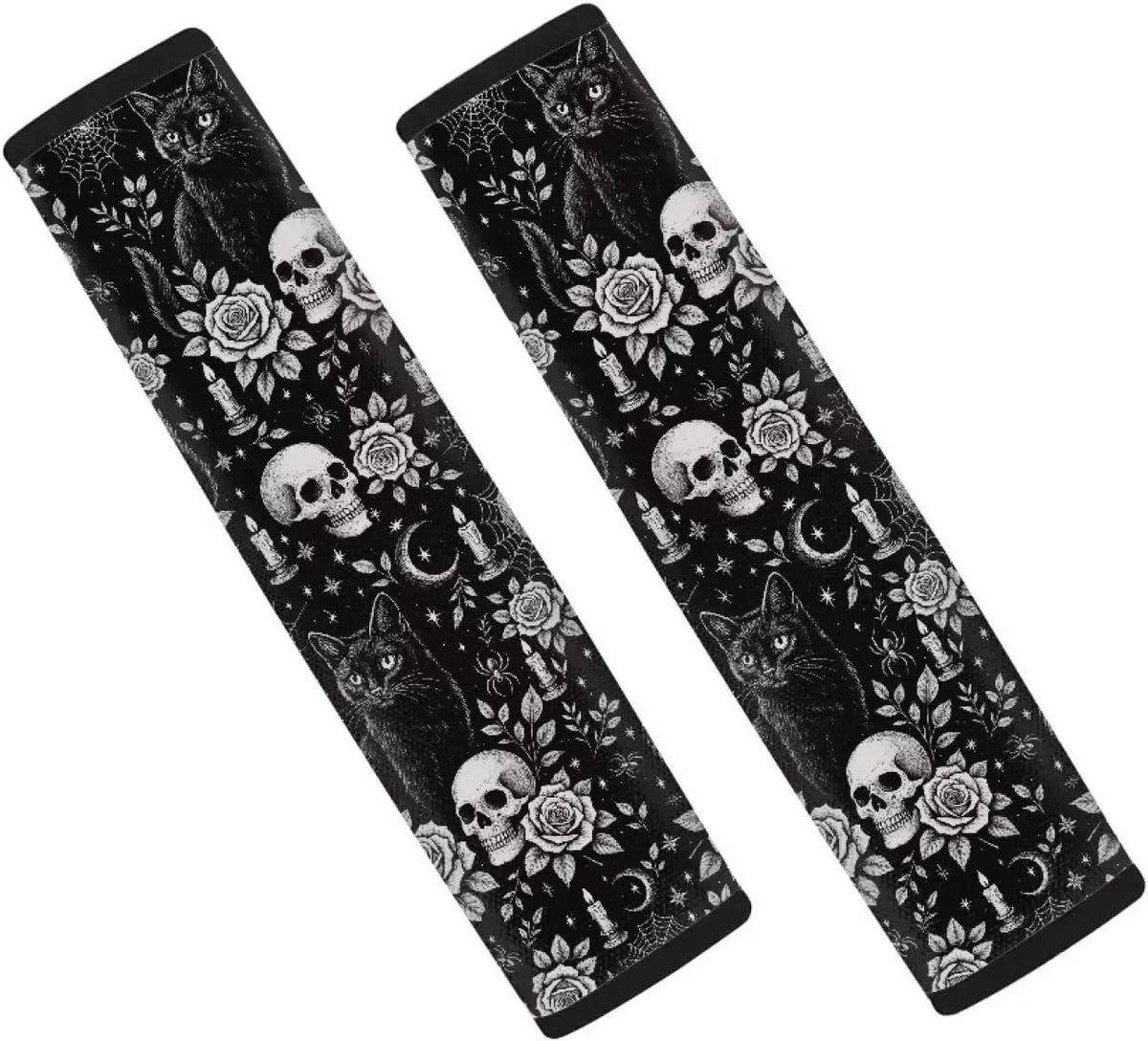 Skull & Butterfly Seat Belt Cover Pads – 2 Pack | Women Seat Belt Cover HIP 1
