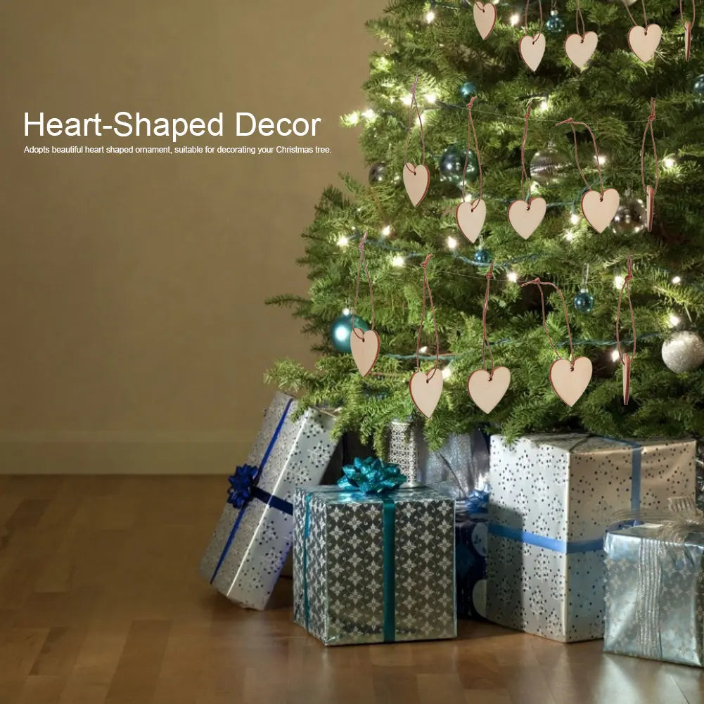 Lovely Heart-Shaped DIY Craft Hanging Decoration Ornament for Home Wedding Christmas Tree DIY Ornament Wedding Decoration HIP