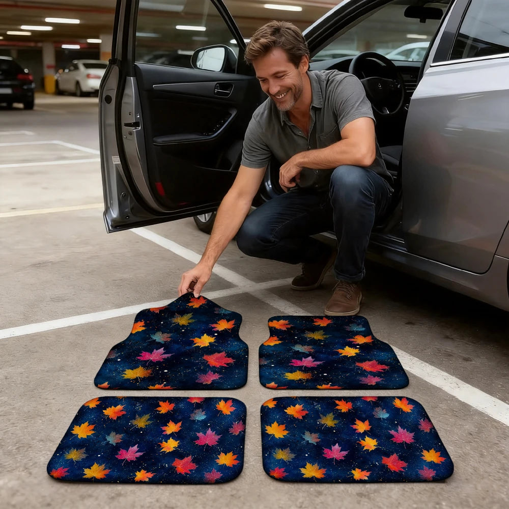 4-Piece Halloween Car Floor Mats – Universal All-Season SUV Set Car Floor Mats HIP
