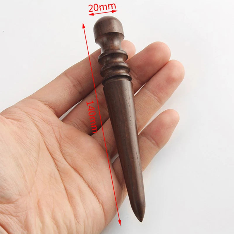 Wood Leather Edge Burnisher – DIY Leathercraft Sanding Tool Leather Burnishing Tool HIP