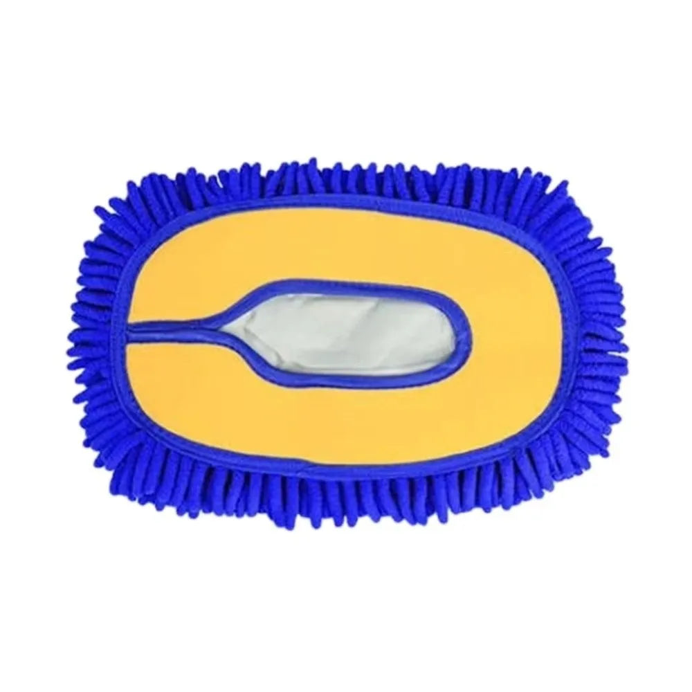27cm Chenille Car Wash Mop Head Replacement Cloth | Reusable Mop Head Replacement HIP Blue