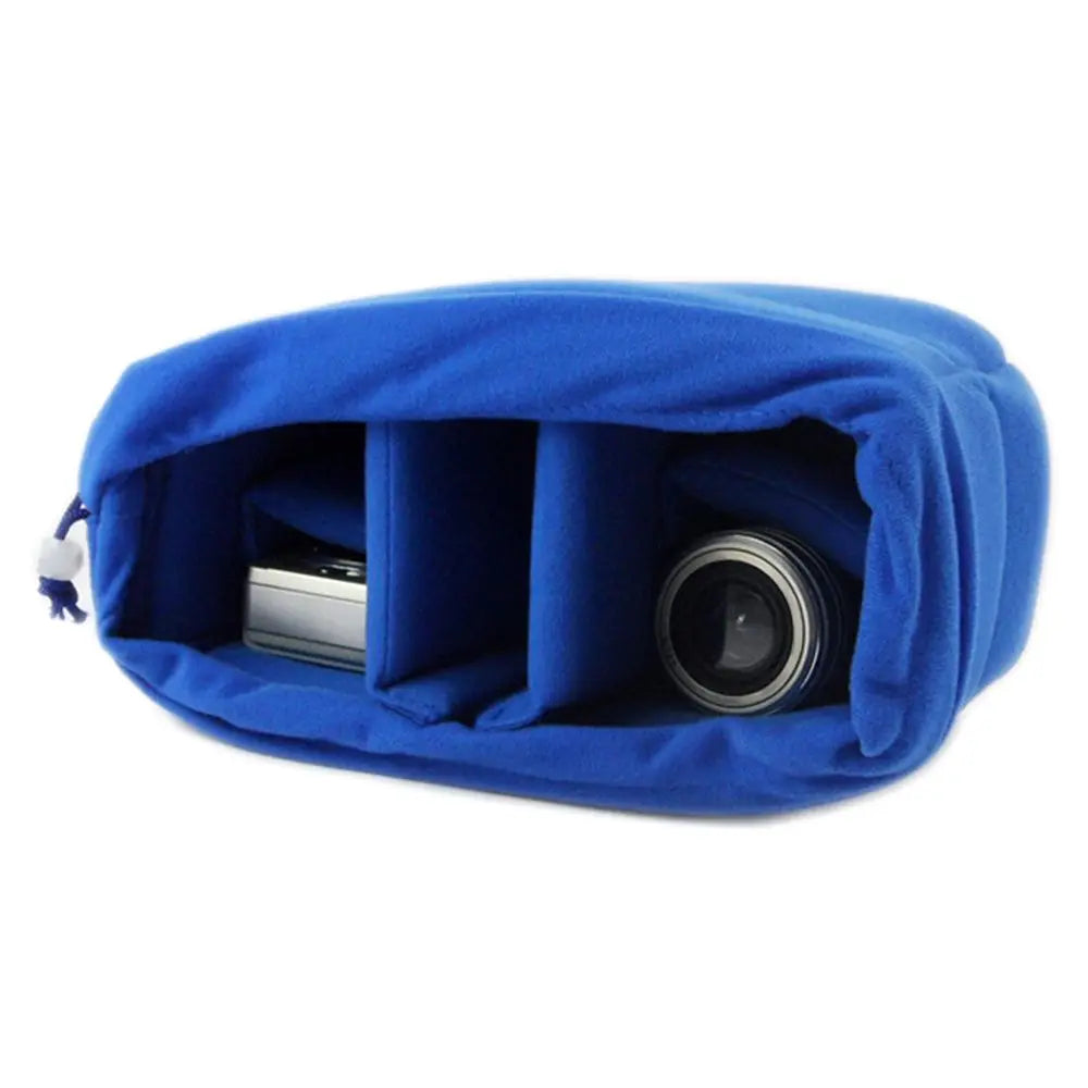 Velvet Camera Insert Bag – Padded Partition Lens Pouch Camera Insert Bag HIP
