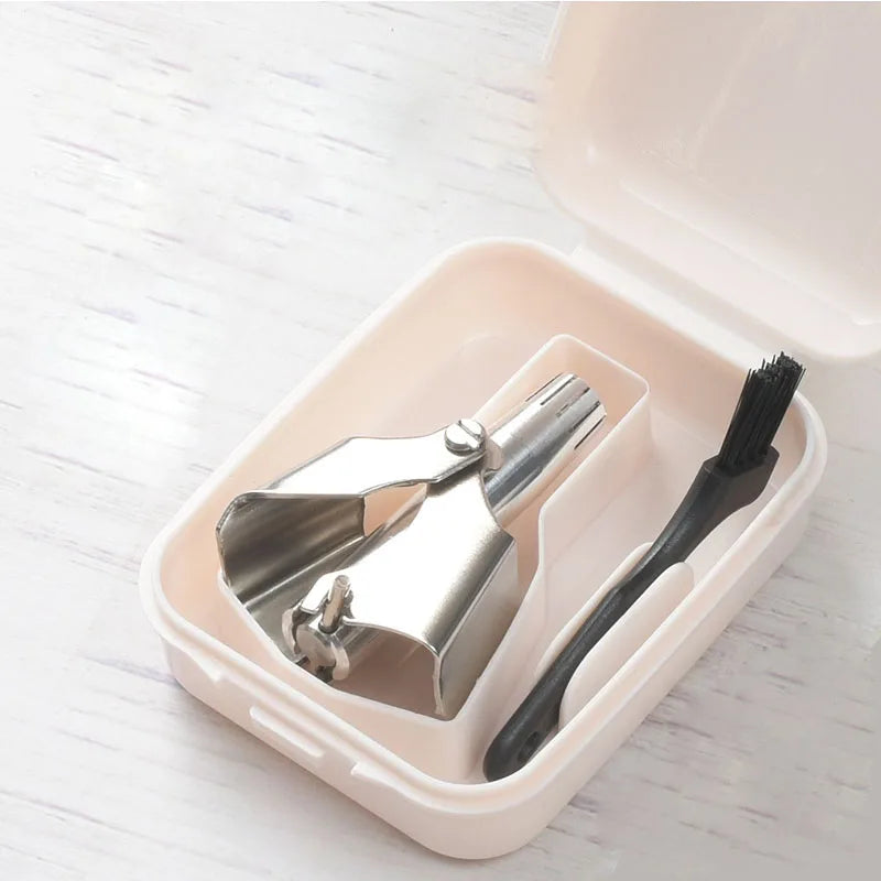 Manual Nose Hair Trimmer – Stainless Steel & Waterproof | HIP Nose Hair Trimmer HIP C573-1pcs in box
