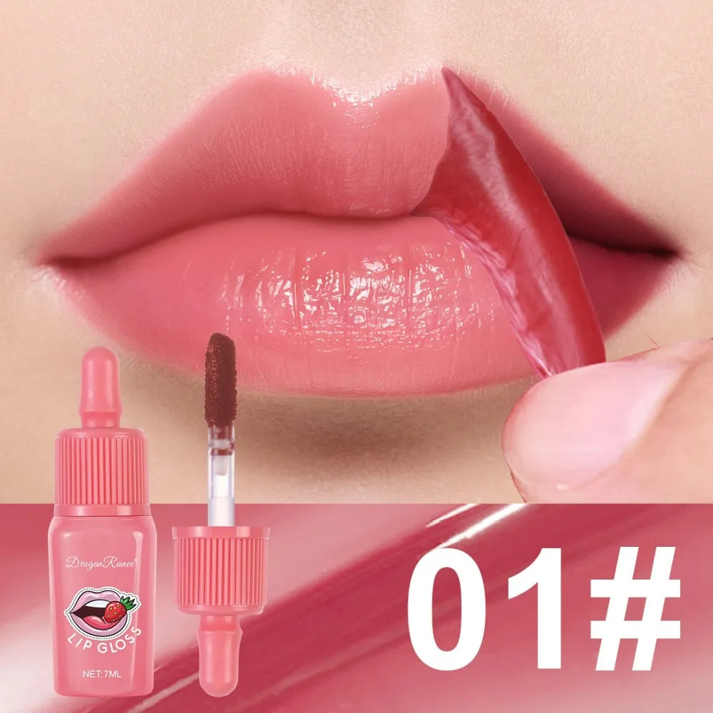 Peel-off Lip Gloss Waterproof Long Lasting Non-Stick Cup Lipstick Matte Sexy Red Tear-off Liquid Tattoo Lip Stain Cosmetics HIP 01