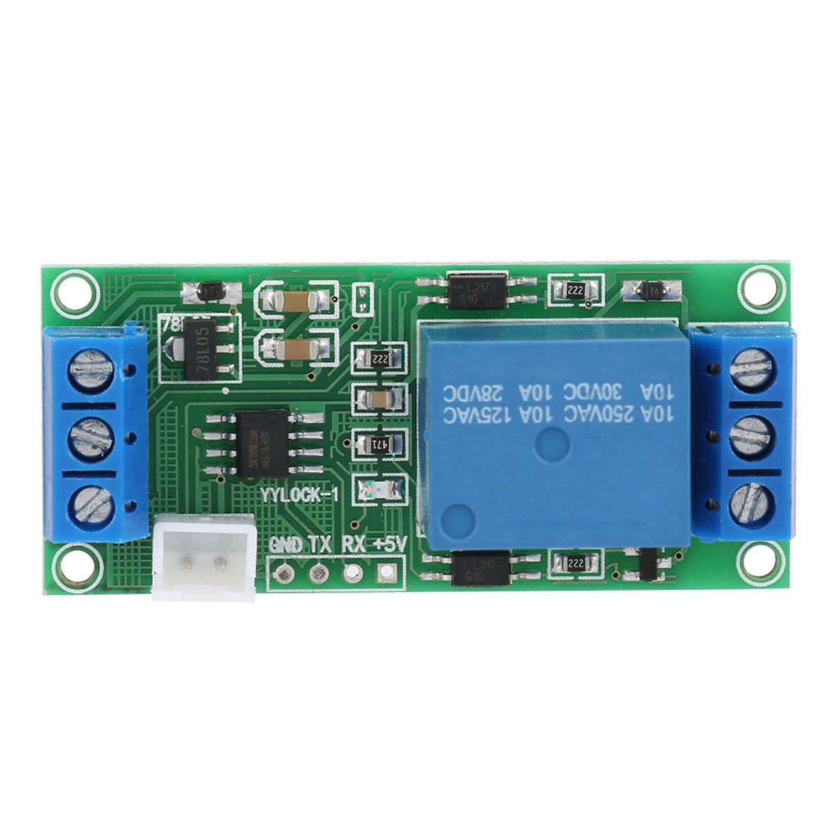 5V/12 V/ 24V Self Lock High Level Trigger Relay Module One Button Start Stop Self Locking Self Locking Optocoupler HIP