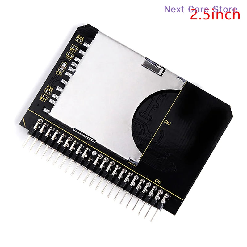 SD/MMC to IDE 2.5" 44-Pin Adapter Converter Card – Up to 128GB IDE Storage Adapter HIP