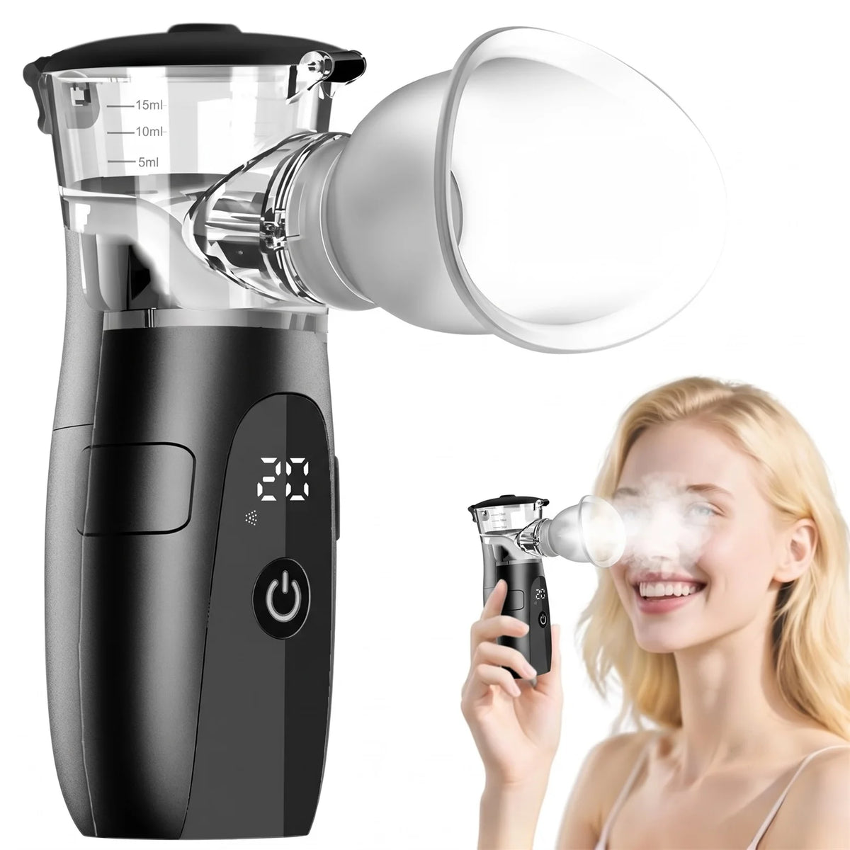 Fireurus Handheld Eye Steamer Nebulizer & Face Moisturizer Eye Steamer Device HIP