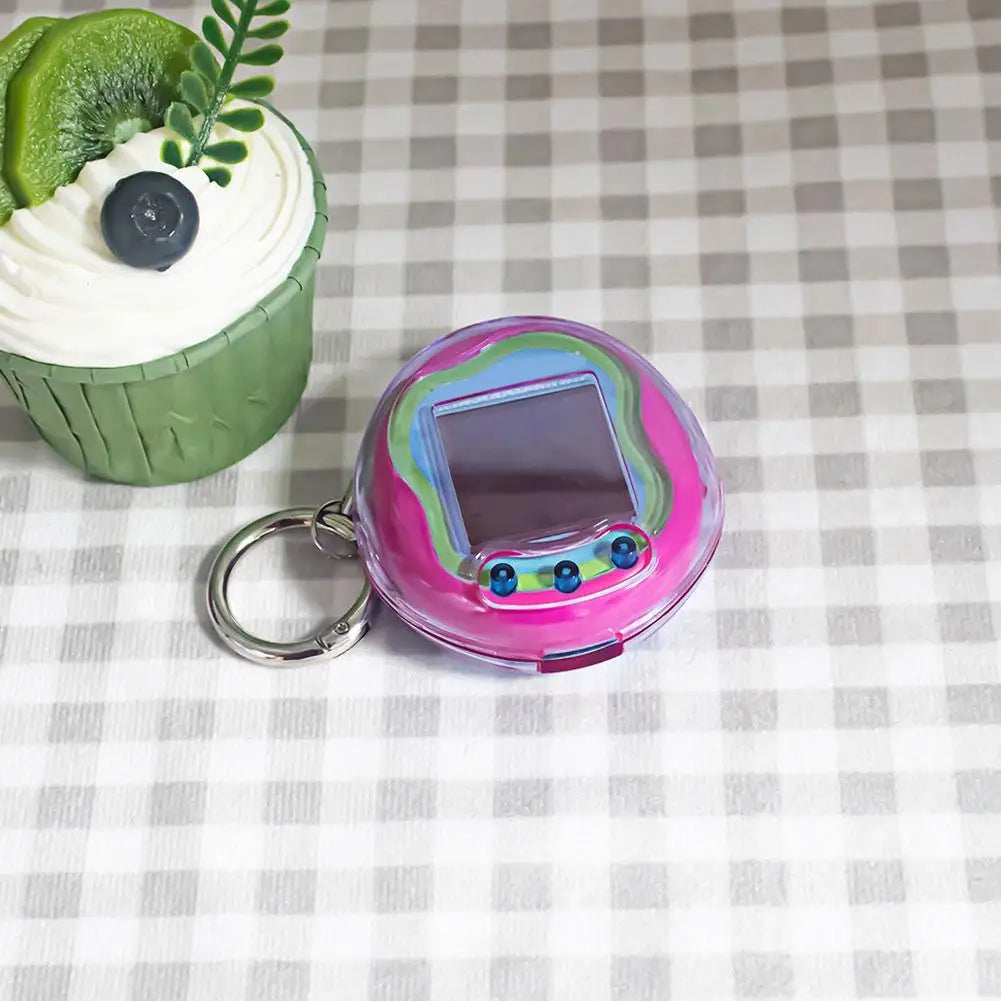 Shockproof Shell For Tamagotchi Uni Crystal Clear Protective Case Skin Accessory Set Includes Hanging Ring And Portable Lanyard HIP