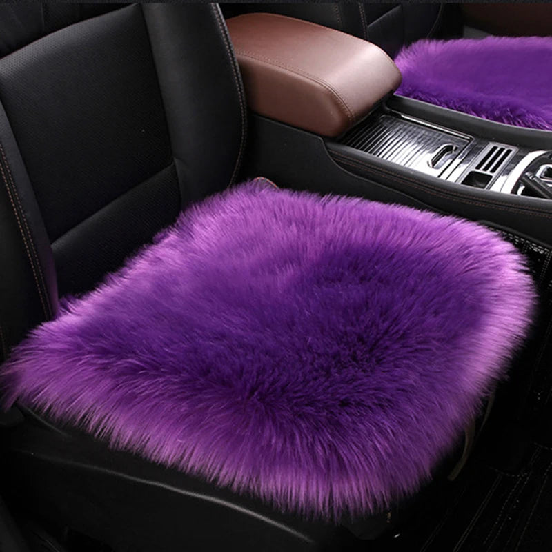 Faux Wool Car Seat Cushion – Universal Winter Cover | O SHI CAR Car Seat Cover HIP